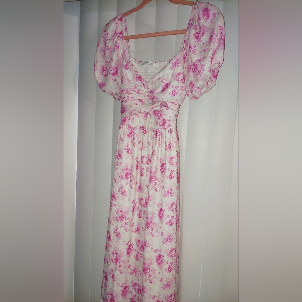 Altar'd State Pink Floral Dress